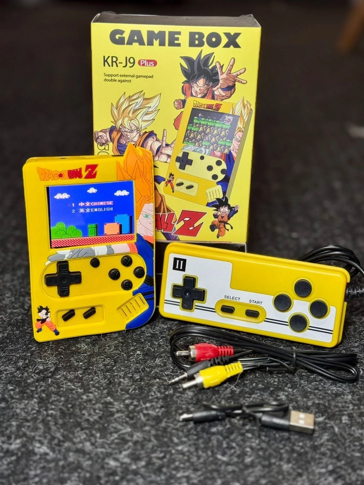 CONSOLA RETRO 500 JUEGOS EN 1 - INCLUYE CONTROL, CARGADOR Y CABLE  2