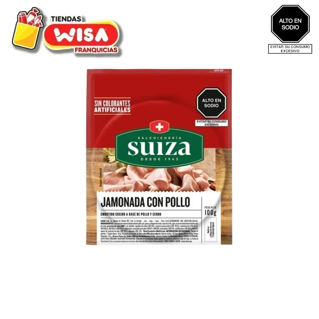 Jamonada de Pollo Suiza 100 G