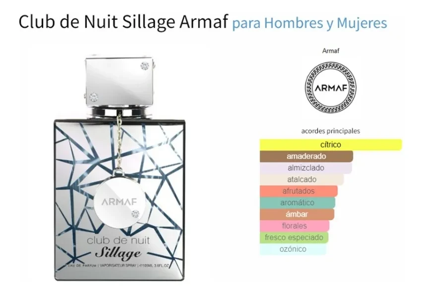 CLUB DE NUIT SILLAGE 105ML ARMAF 3