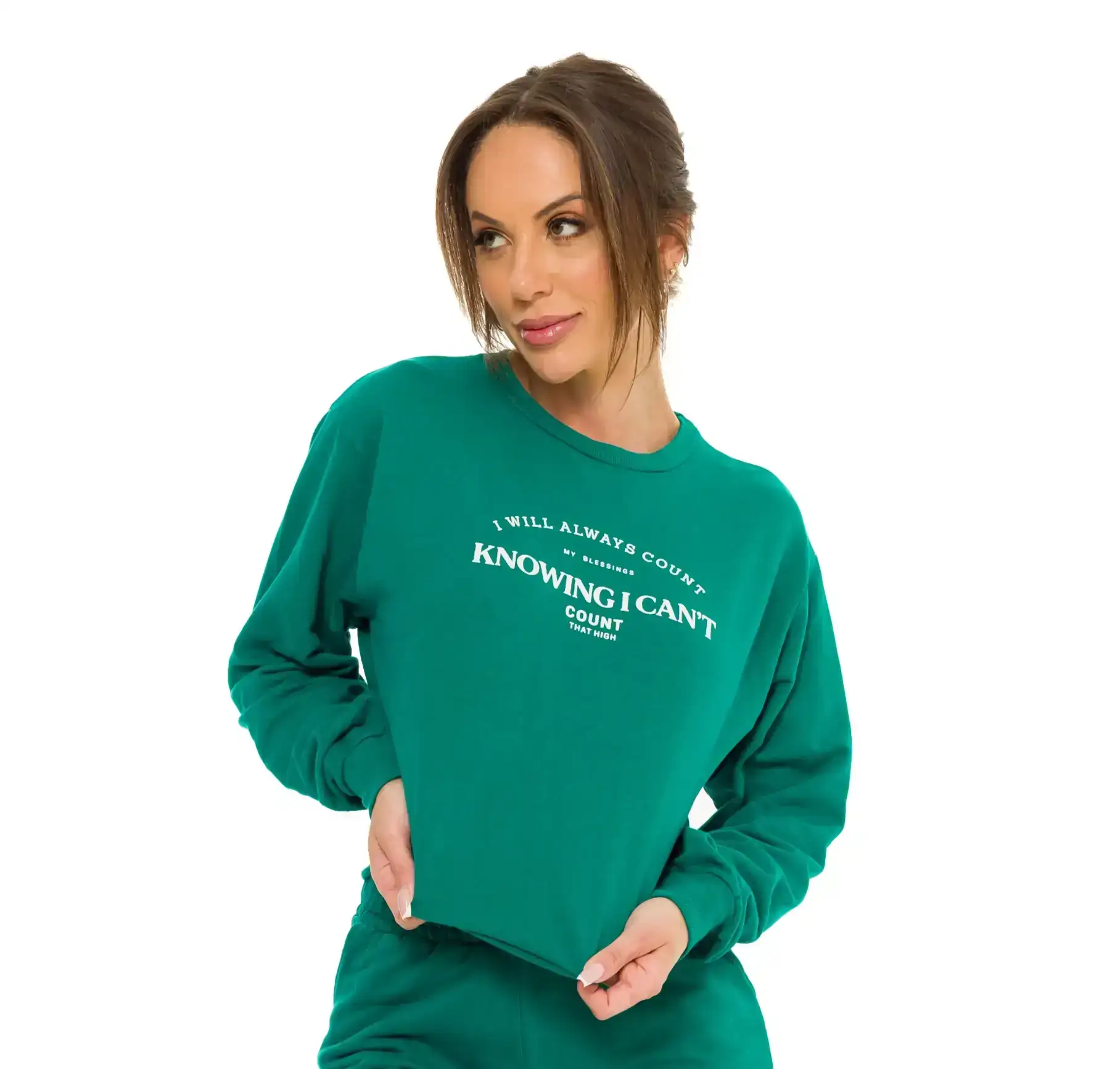 Blusa de moletom feminina Doce Dominio 