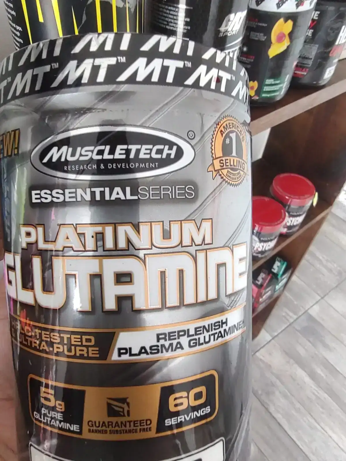 Glutamina muscle tech 