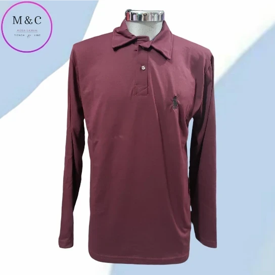 Playera T- G Polo manga larga 6