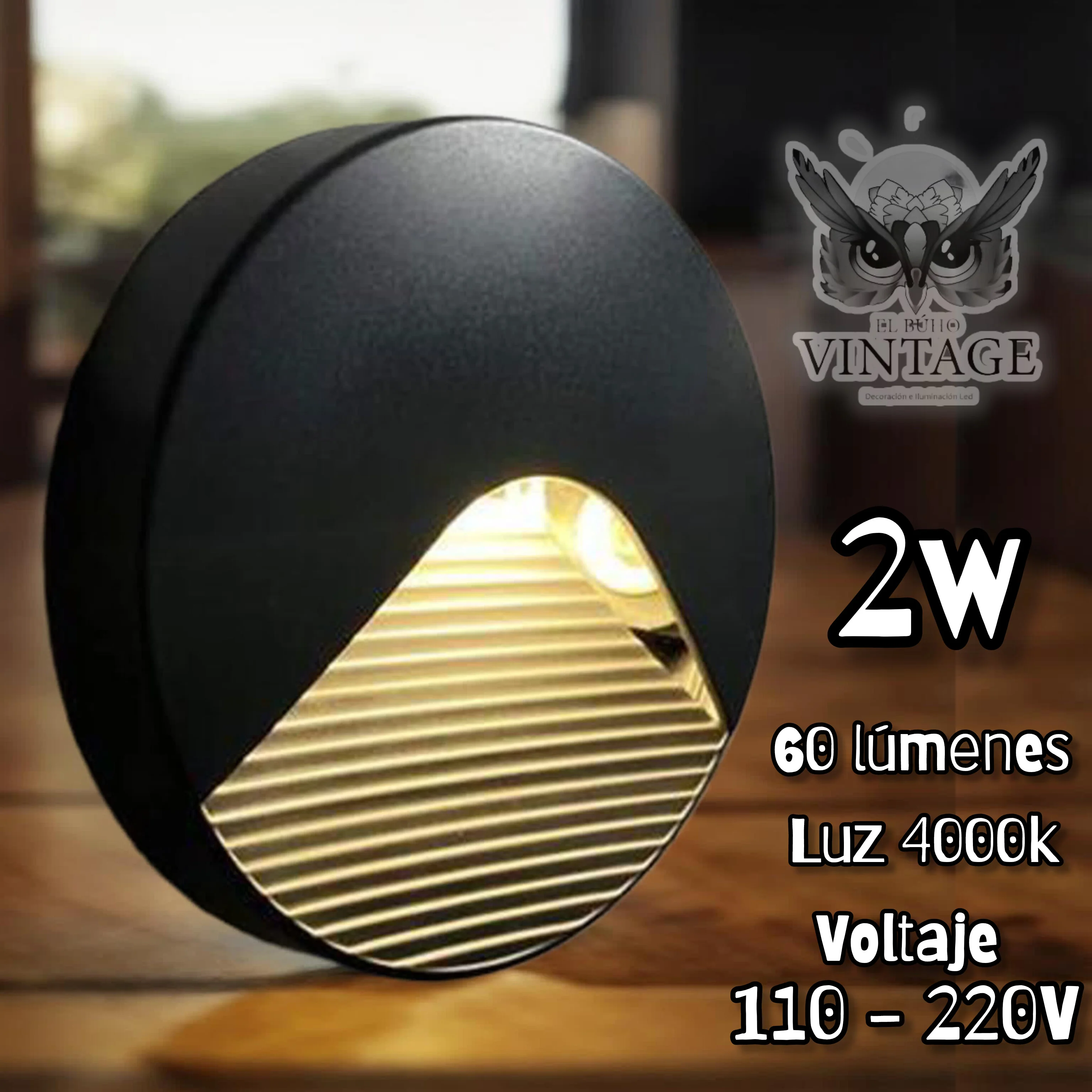Spot de Escalera 2w