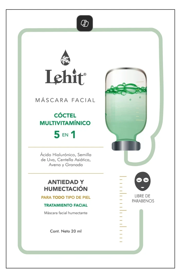 lehit mascara facial velo coctel multivitaminico
