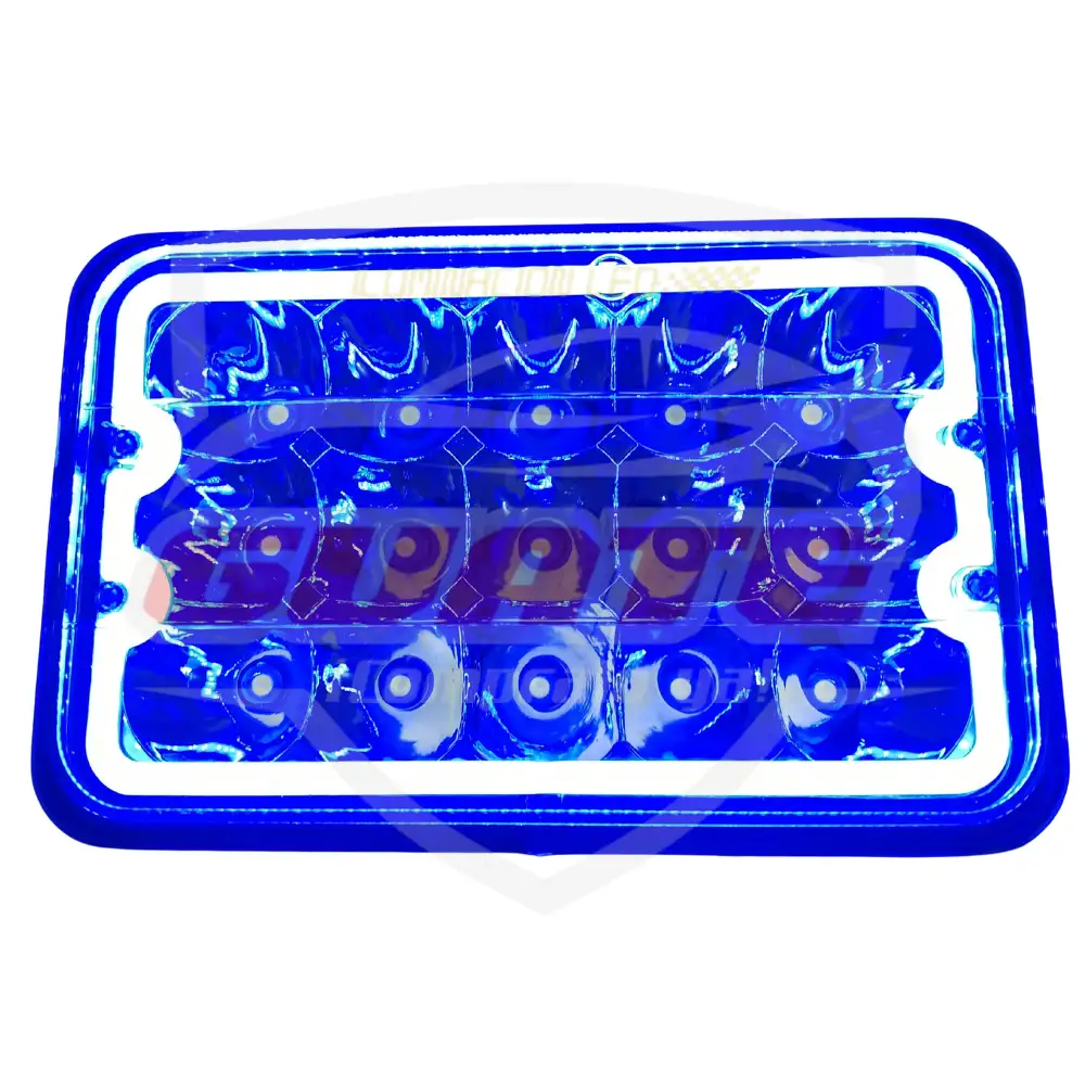SILVINES LED 4X6 DRL AZUL 4