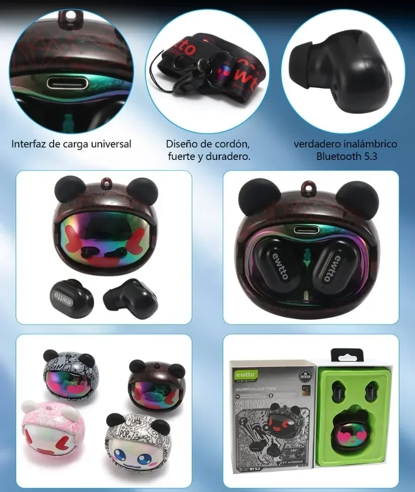 Audífonos Emoticons 360 Bluetooth 2