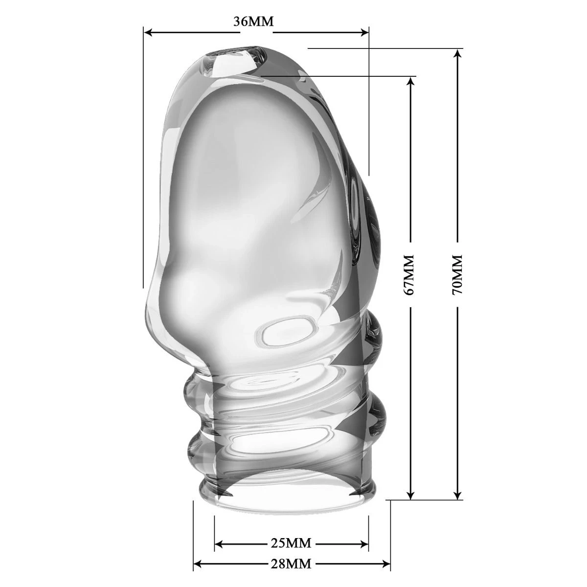 Funda texturada de pene  2