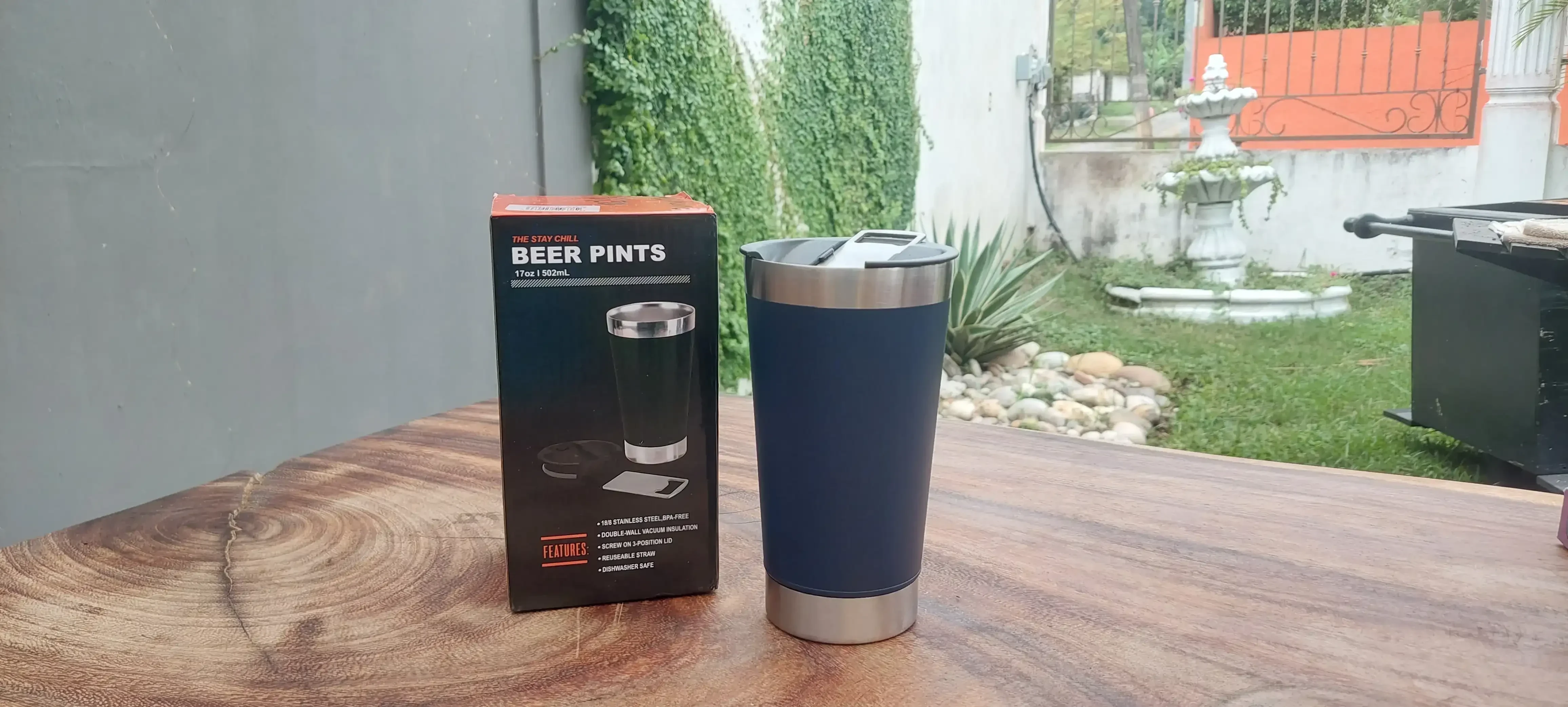 Termo para bebida con Destapador  2
