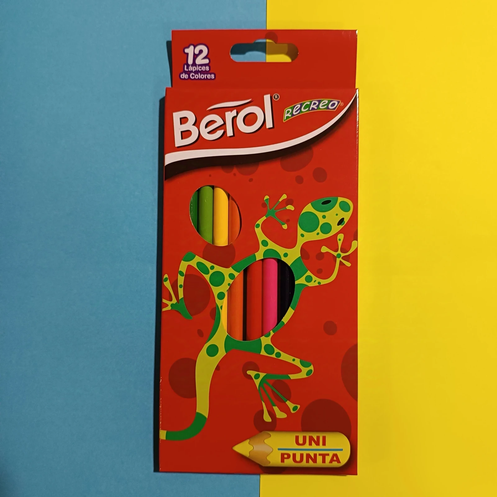 CAJA COLORES BEROL X12 UNIPUNTA