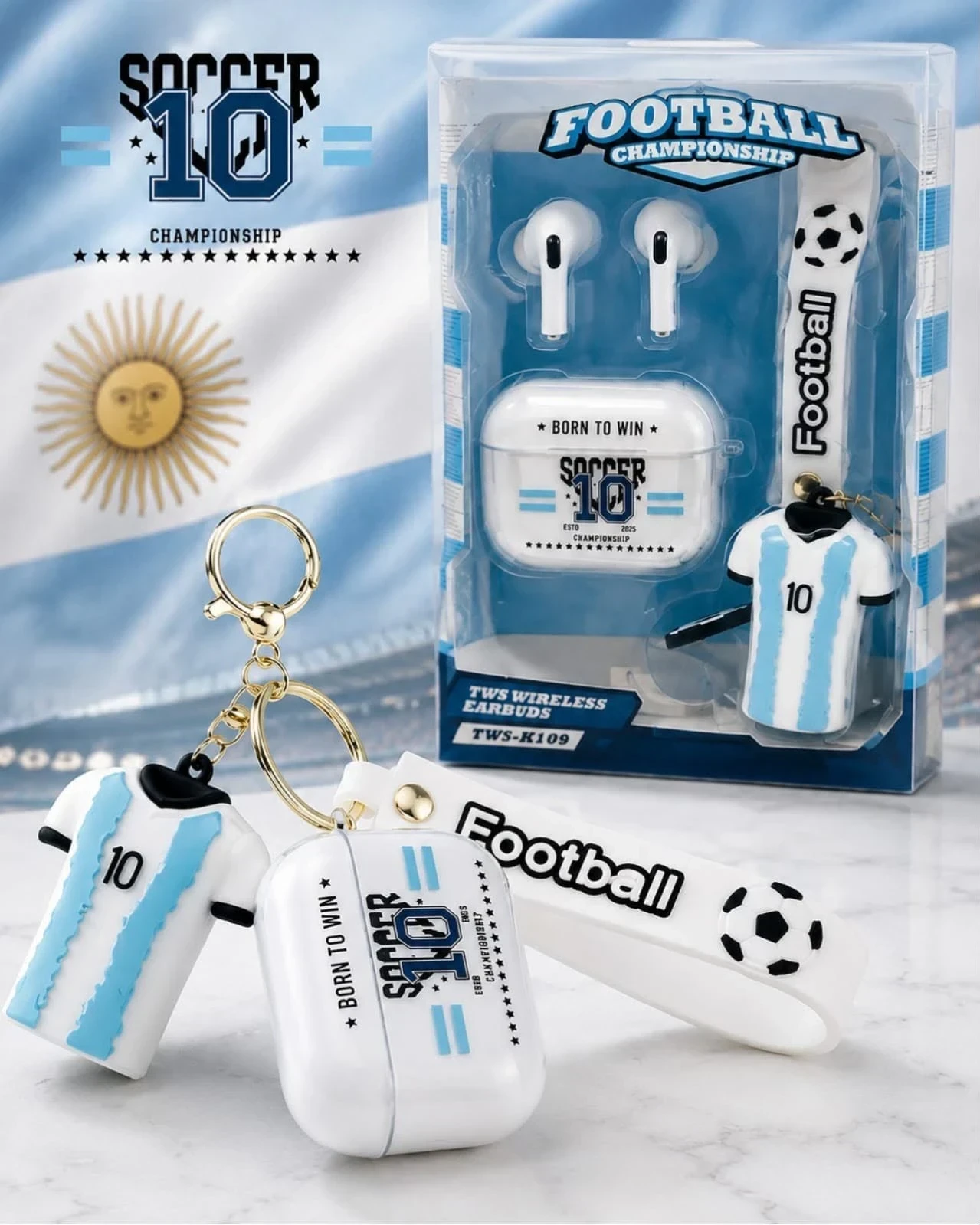 AURICULARES BLUETOOTH SOCCER 10