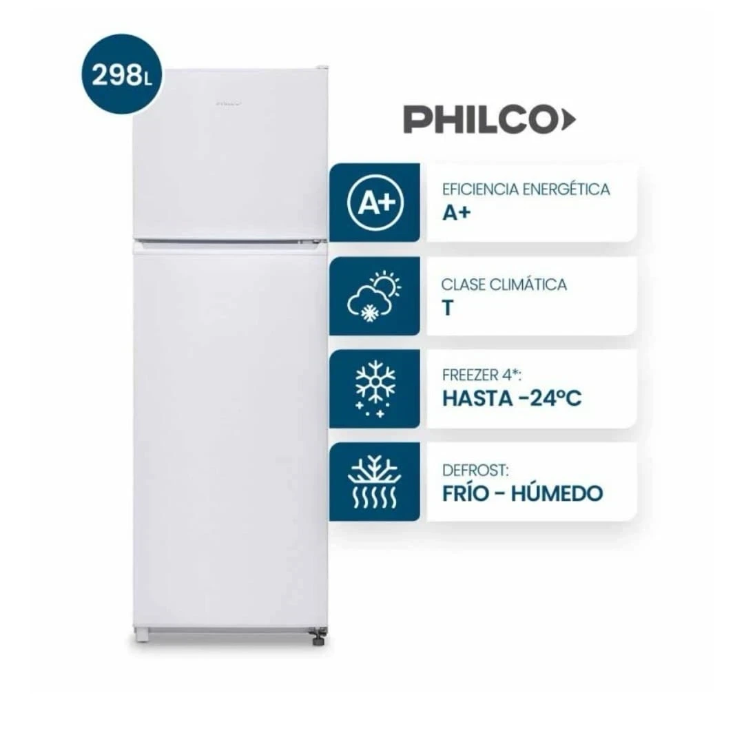 HELADERA PHILCO 300LTS