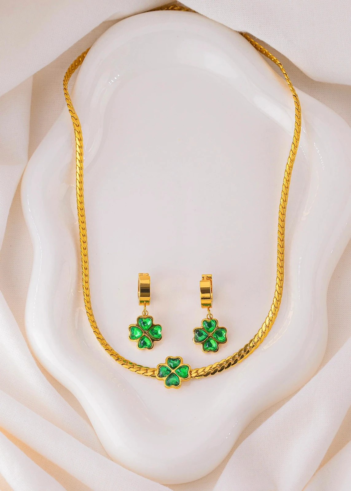 Set Collar + Aretes Fortuna  2