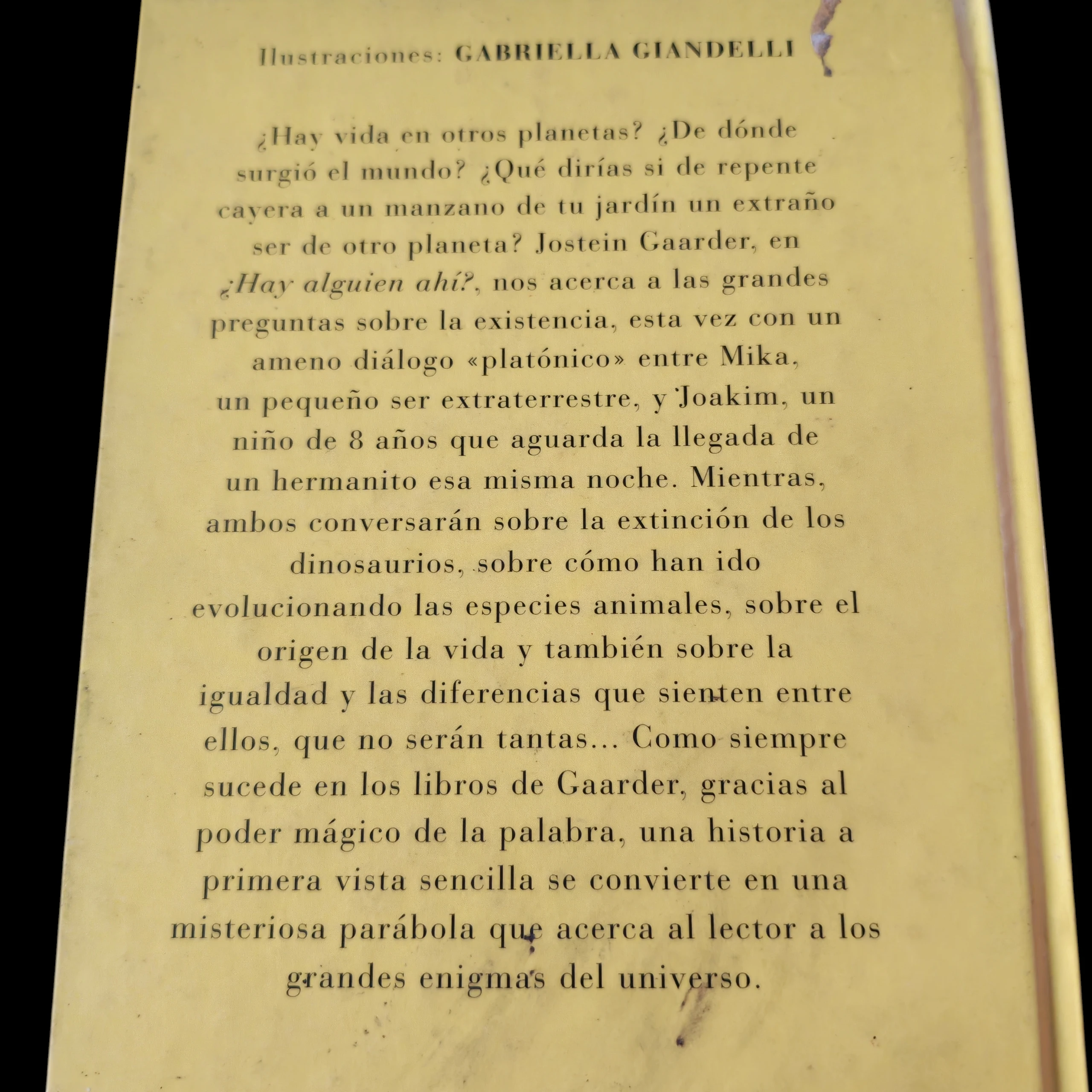 ¿Hay alguien ahi? Jostein Gaarder, usado 2