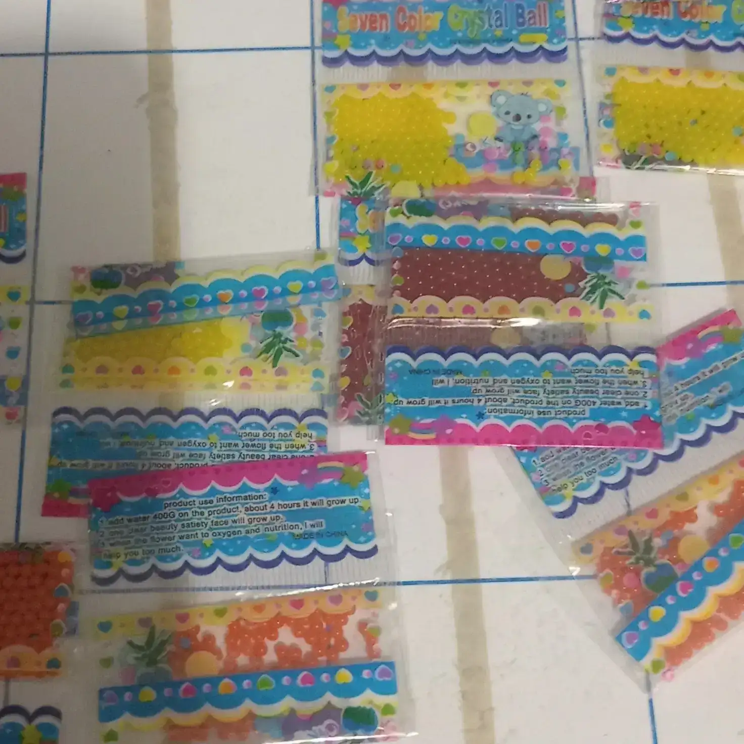 Bolsita de bolitas de hidrogel 2