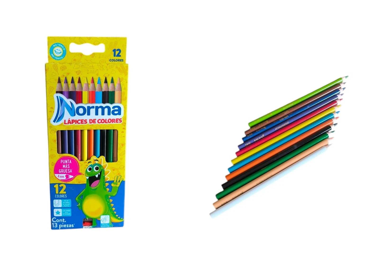 Colores Redondos Norma c/12pzs