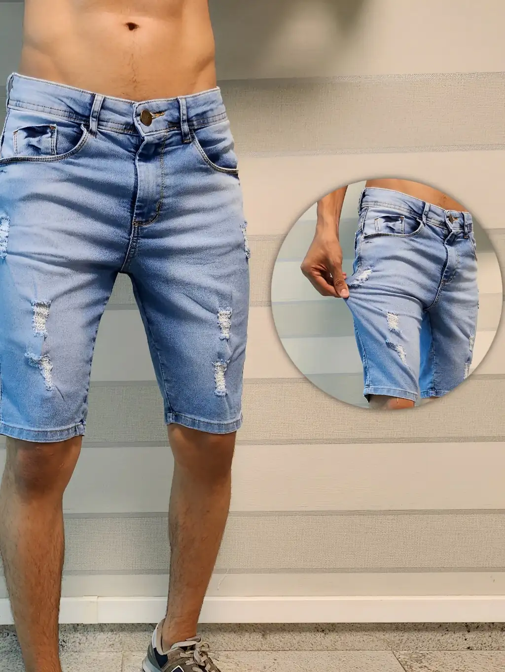 Bermuda Jeans com Lycra  2
