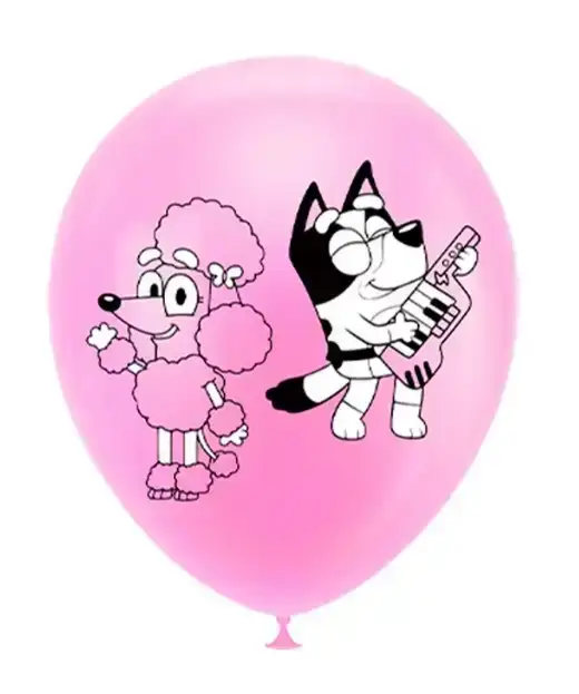 Globo estampado bluey x 10 unidades  2
