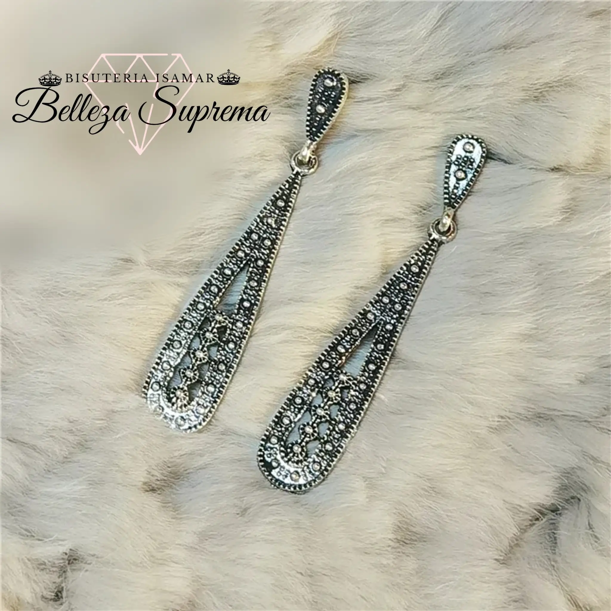 ARETES COLGANTE RUSTICOS 4