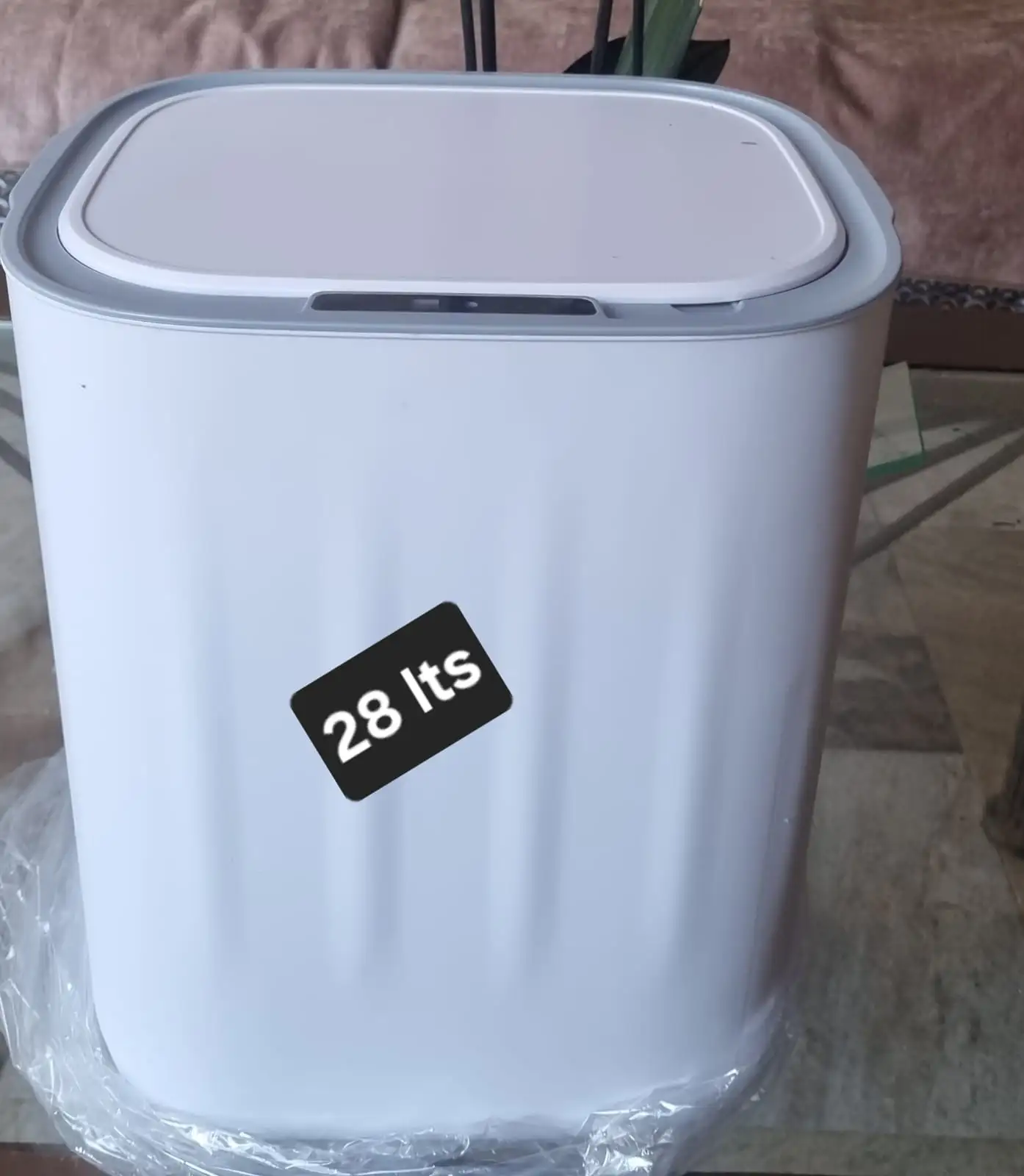 Cesto para basura 28L tapa inteligente