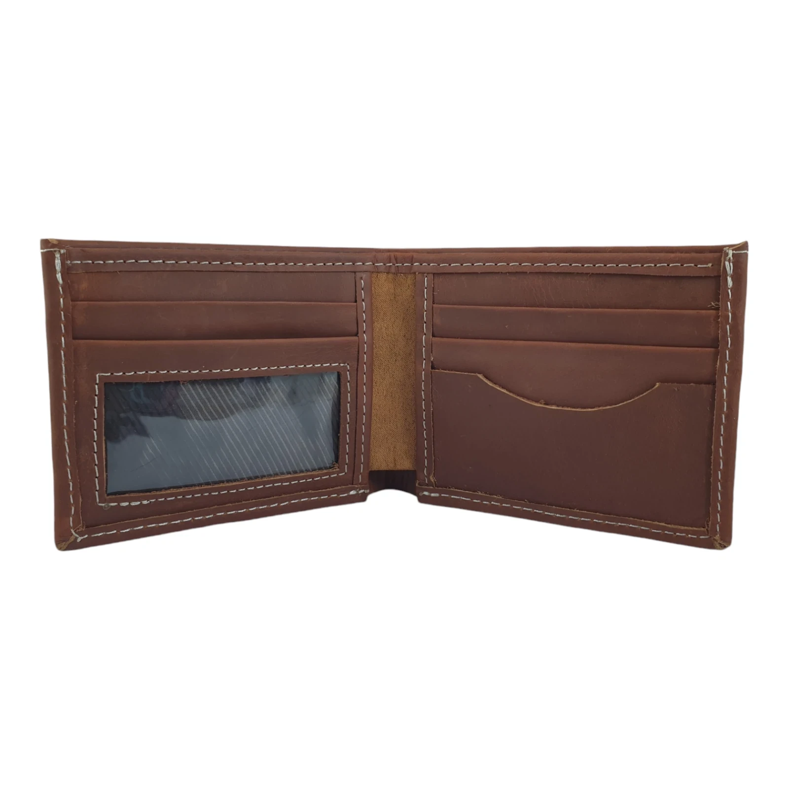 Billetera bifolio cuero crazy estilo jose  2