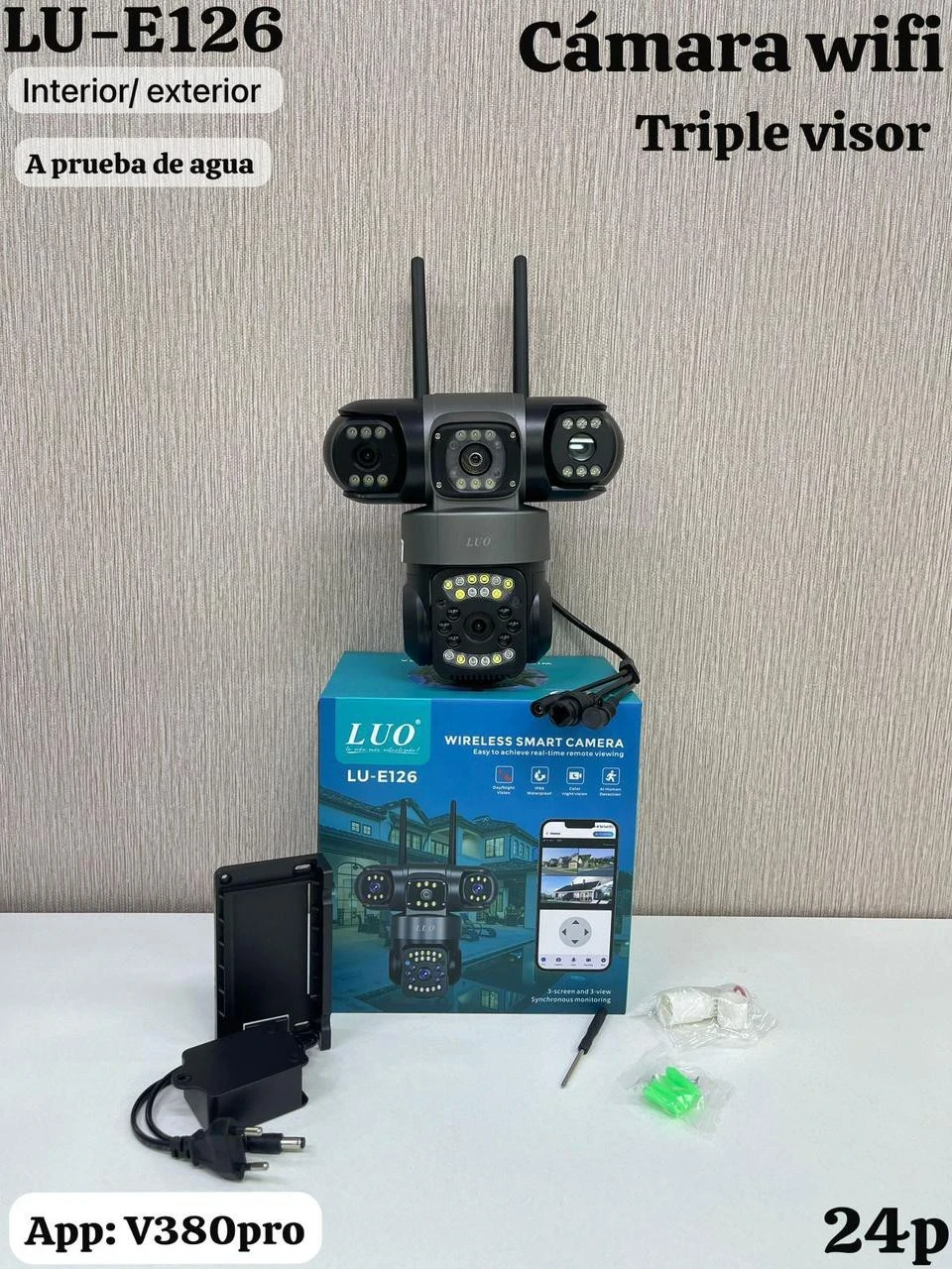Camara triple visor Wifi LUO