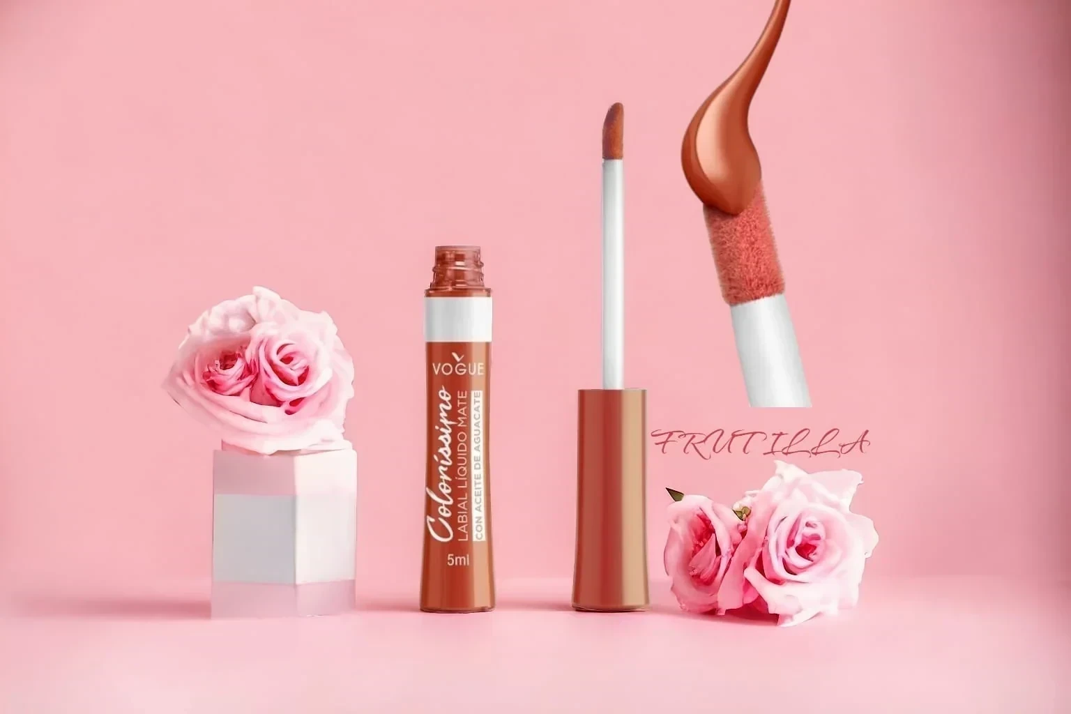 vogue labial colorisimo liquido frutilla