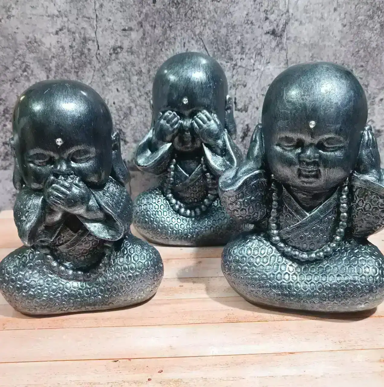 Figuras de buda x3