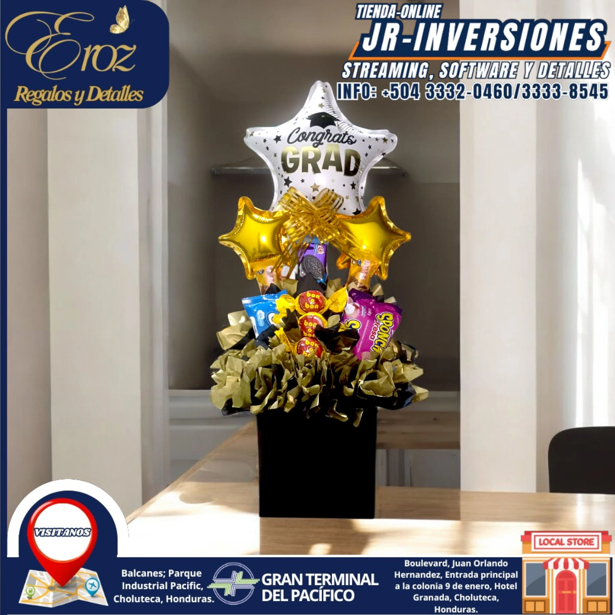 ARREGLO DE CAJA PERSONALIZADA