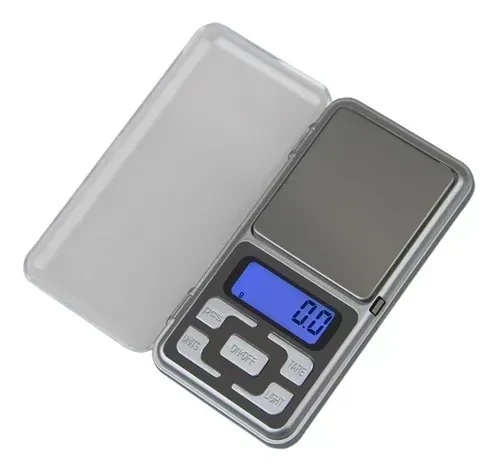 BALANZA DE PRECISIÓN DE 0.1 GRAMOS PORTÁTIL RETRO ILUMINADA 