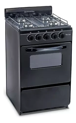 Cocina DAIHATSU Forte D1250B Multigas Negro