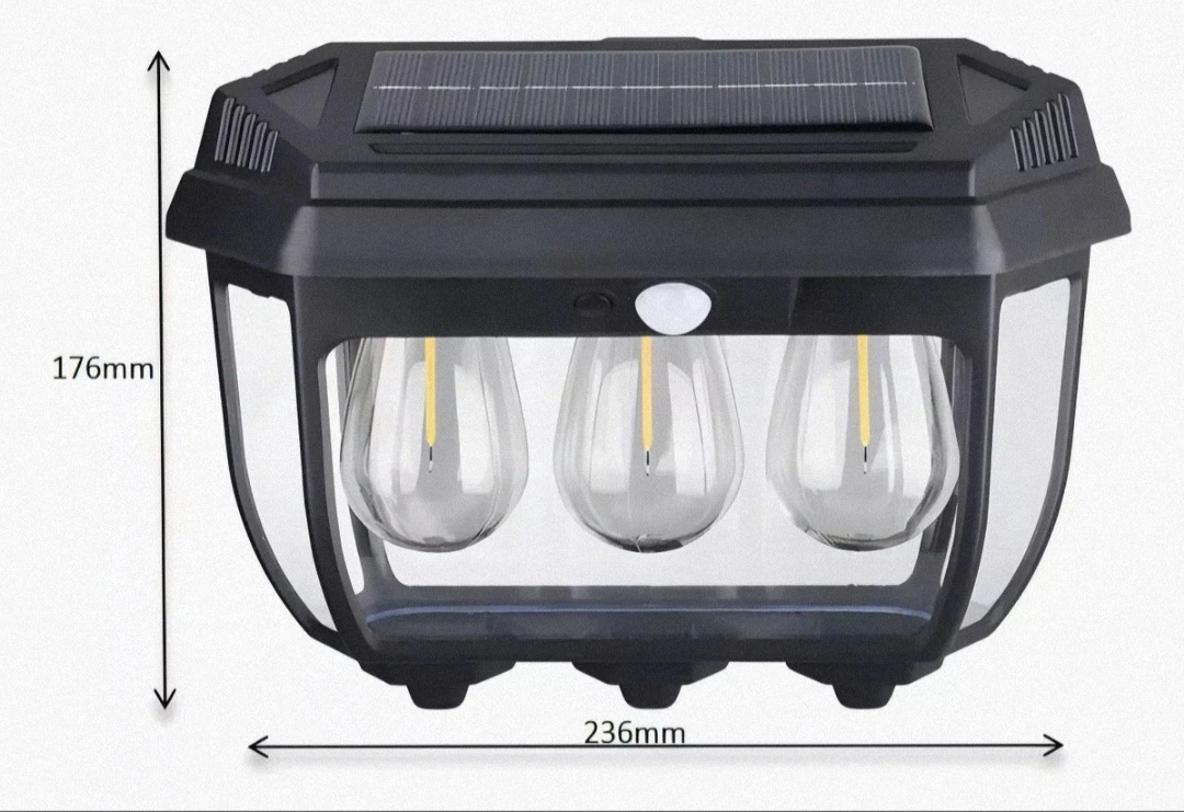 Aplique LED Decorativo Solar ☀️ 8