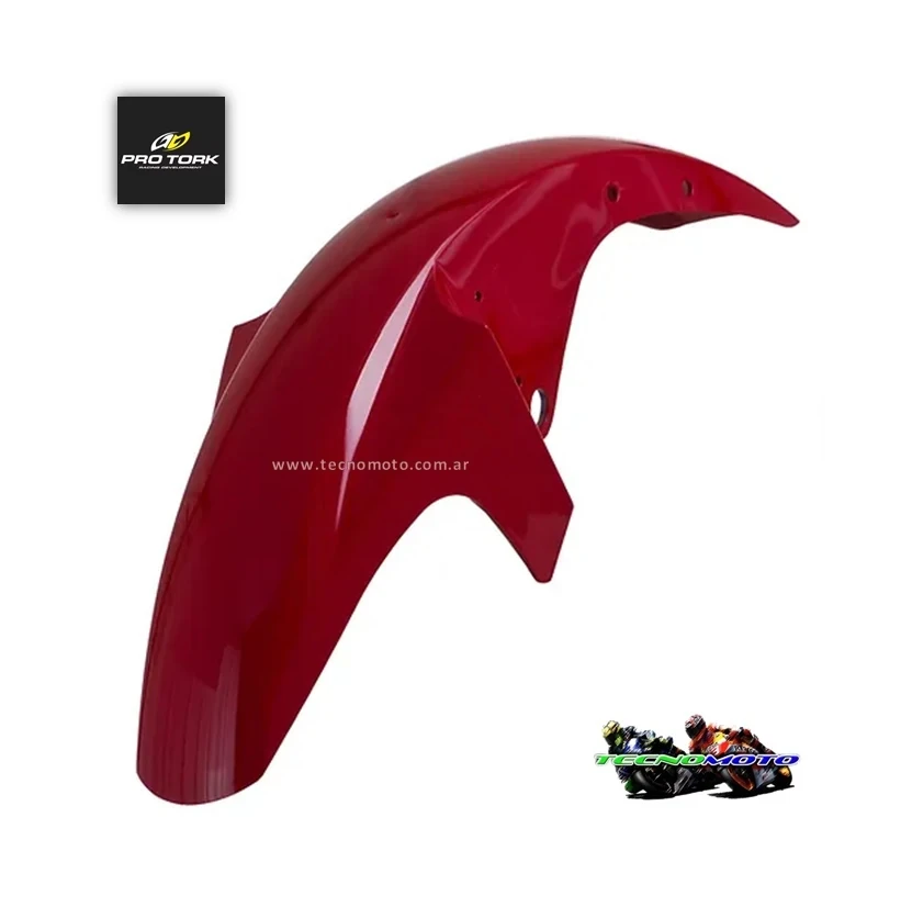 GUARDABARRO DELANTERO YAMAHA 125 YBR -ROJO-33580