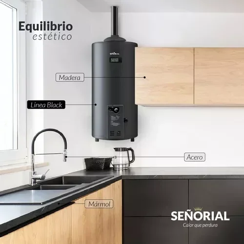Termotanque Señorial Eléctrico 60Lts. Black 2