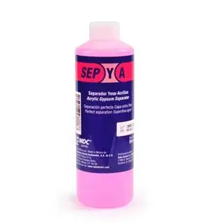 Separador de yeso-acrilico