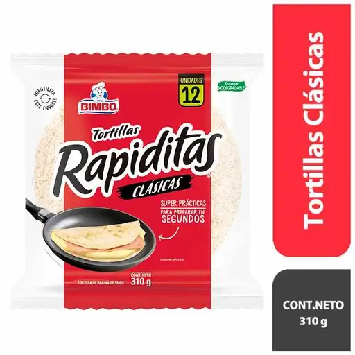 Tortillas Rapiditas Clasicas Bimbo