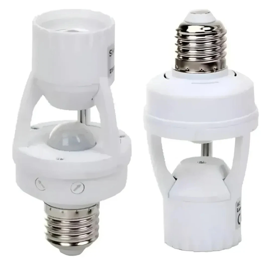 Soquete Con Sensor Movimiento Ampolleta Adaptador 360°