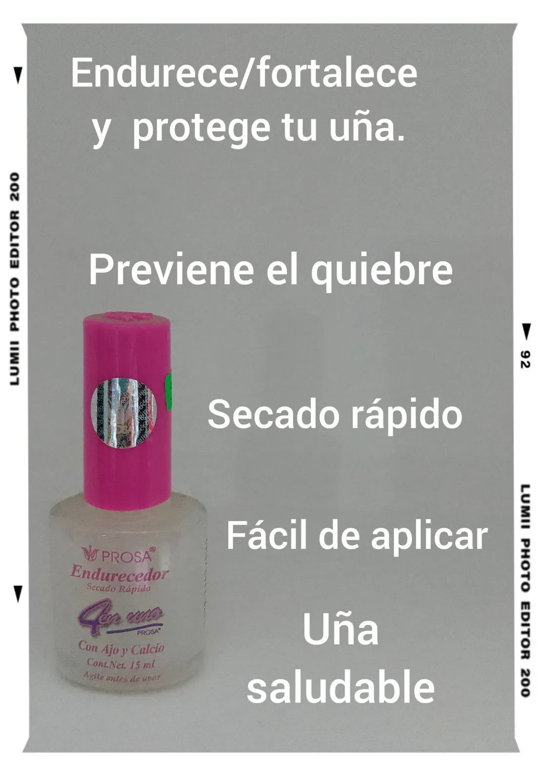 Endurecedor prosa para uñas