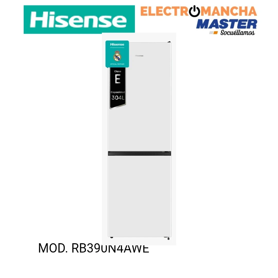 FRIGO COMBI HISENSE RB390N4AWE NF 1,86*60 E BLANCO