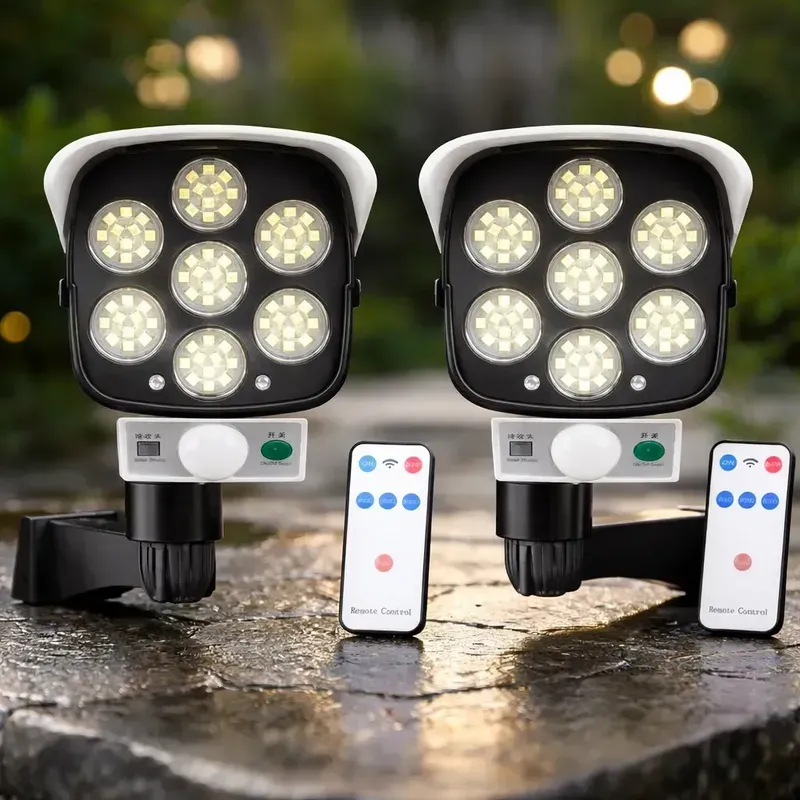 LAMPARA SOLAR CON SENSOR DE MOVIMIENTO 