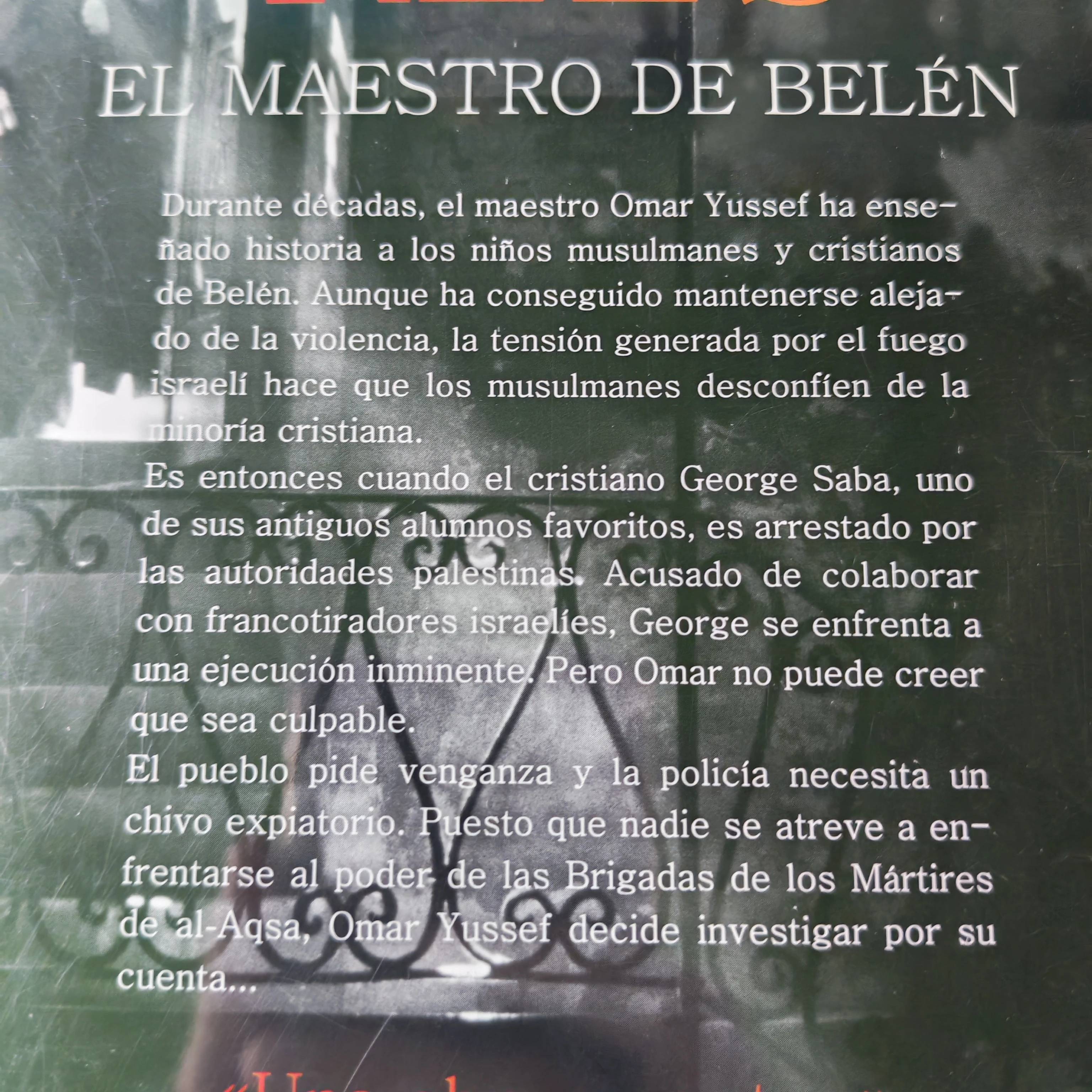 El maestro de Belén Matt Beynon Rees Nuevo  3