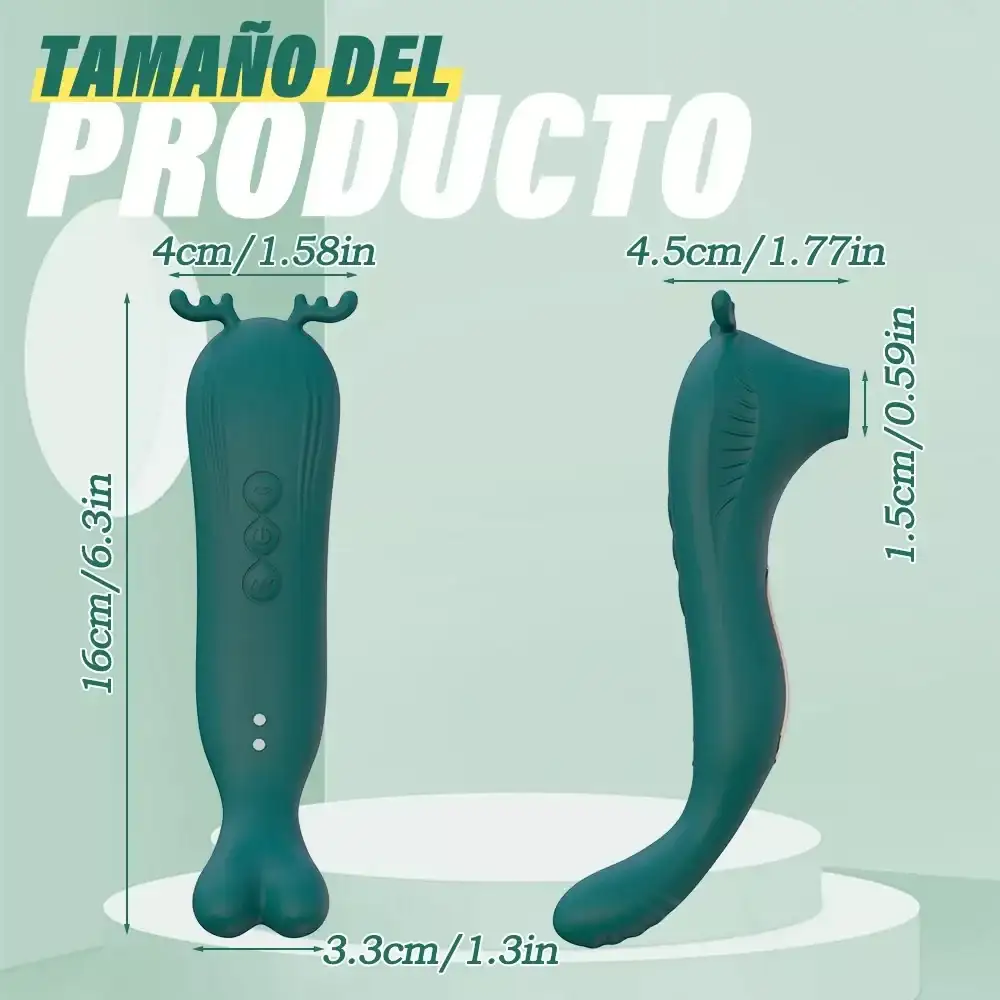 Vibrador Con Succionador De Clítoris Y Estimulador Punto G 4