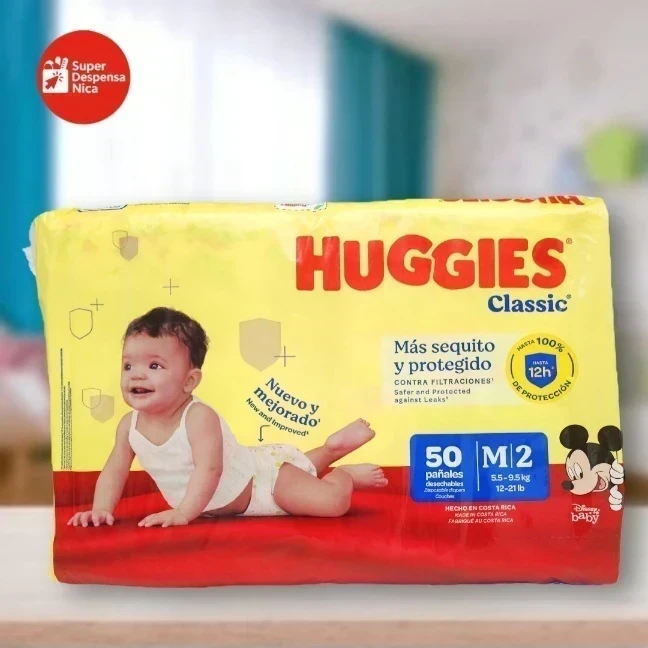 Pañales Huggies Classic Talla M