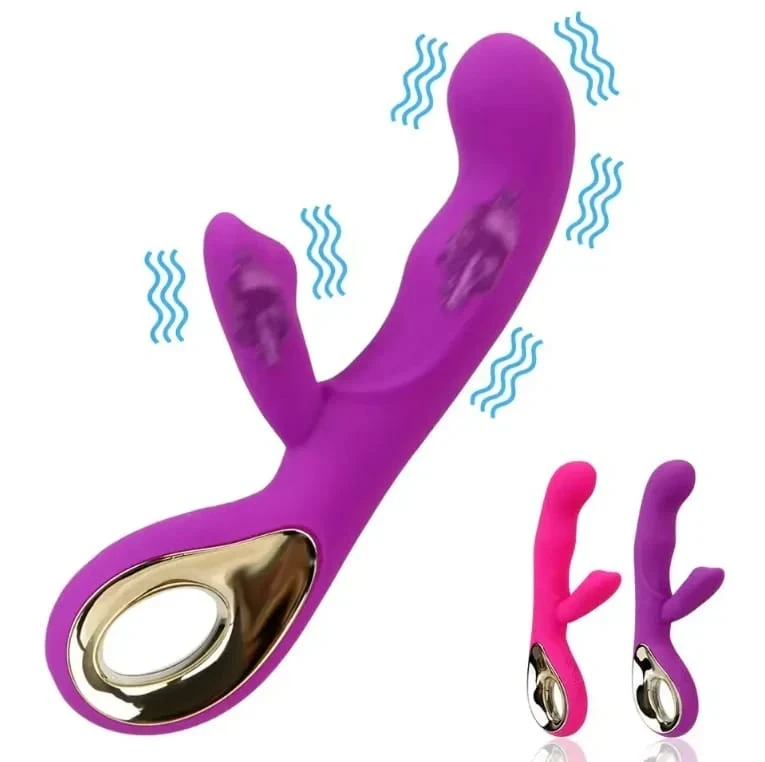 Vibrador de Conejo 2 en 1 – Estimulación Dual y Wiggling