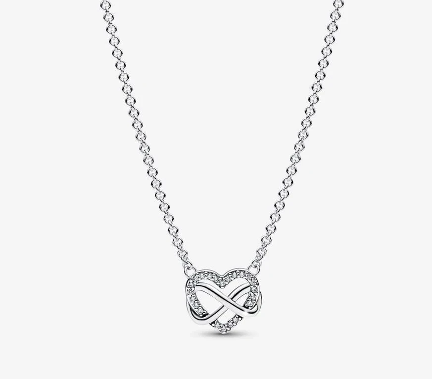 Collar Corazón Infinito 