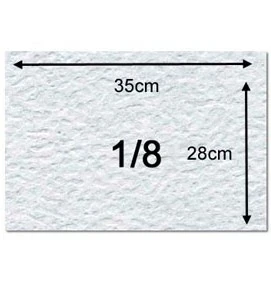 Cascaron 1/8 blanco