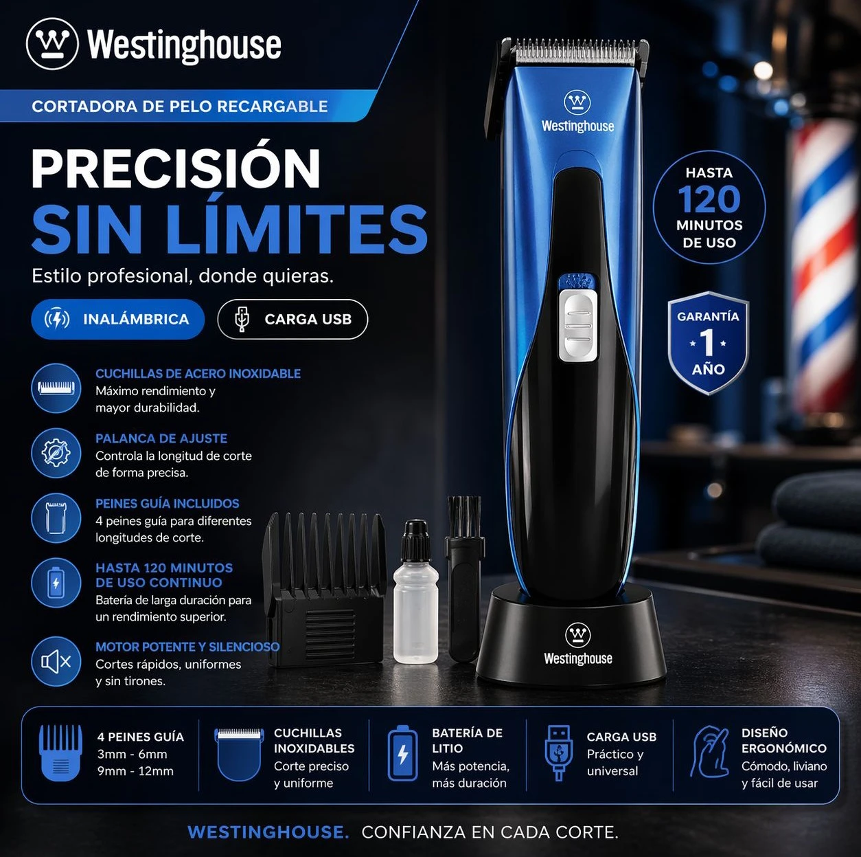 Cortadora de pelo Westinghouse 