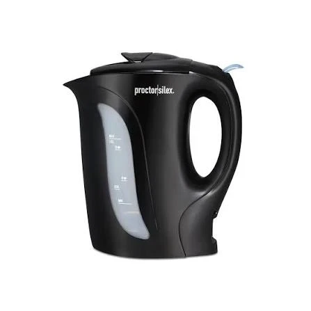HB Proctor Silex 1 Liter Electric Kettle K2071G Black