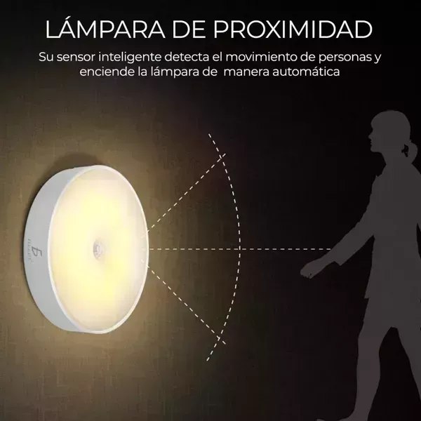Lámpara con sensor de movimiento ( 4 lámparas)
