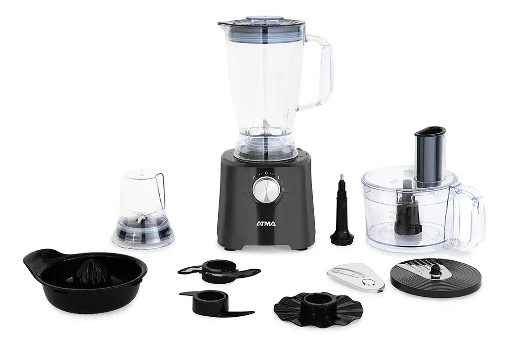 Multiprocesadora Atma 9 En 1 Lp8426ap 600w Color Negra