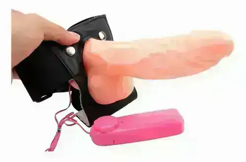 Funda vibrador + arnes Ar007